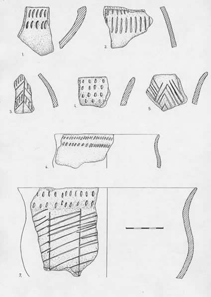 Planşa I. Cerişor-Cauce. Ceramică Coţofeni. 